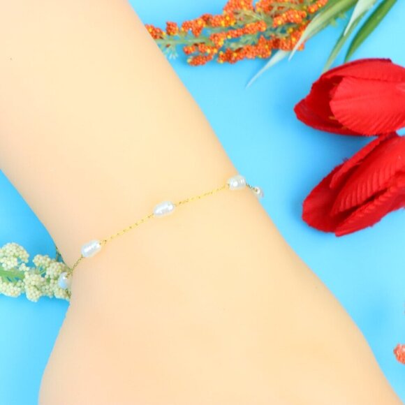 Elegant Handmade Anklet – Perfect for Women & Girls | Ideal Gift Option, DYC1193 - Picture 5 of 7